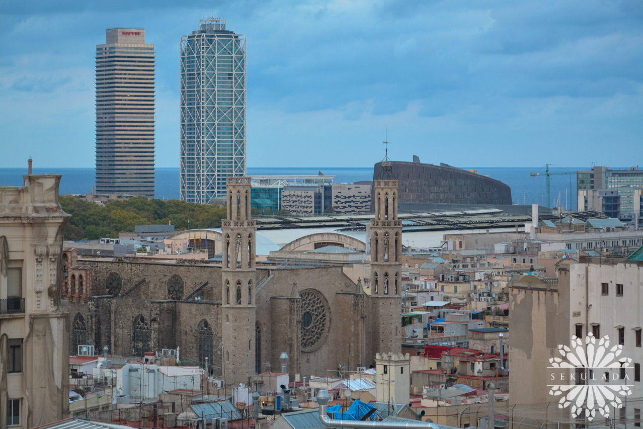 Santa Maria Del Mar w Barcelonie (Katalonia, Hiszpania)