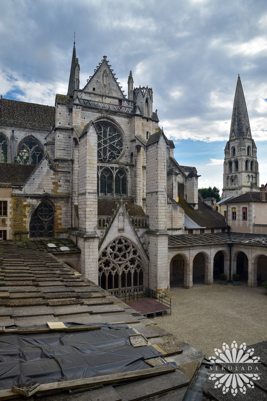 Kościół św. Germana w opactwie Auxerre (fr. Abbaye Saint-Germain d'Auxerre); Bourgogne-Franche-Comté, Francja.