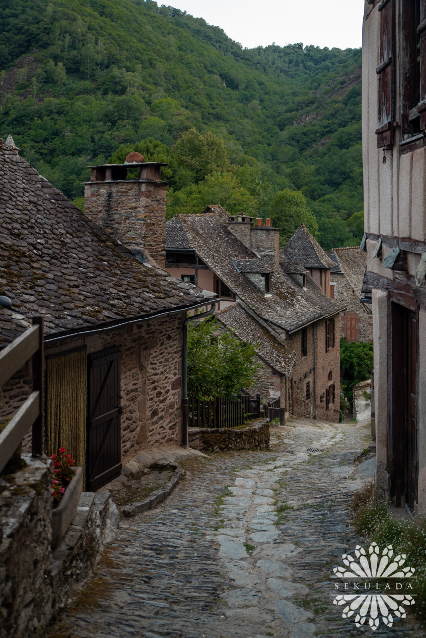 Conques; Oksytania, Francja.