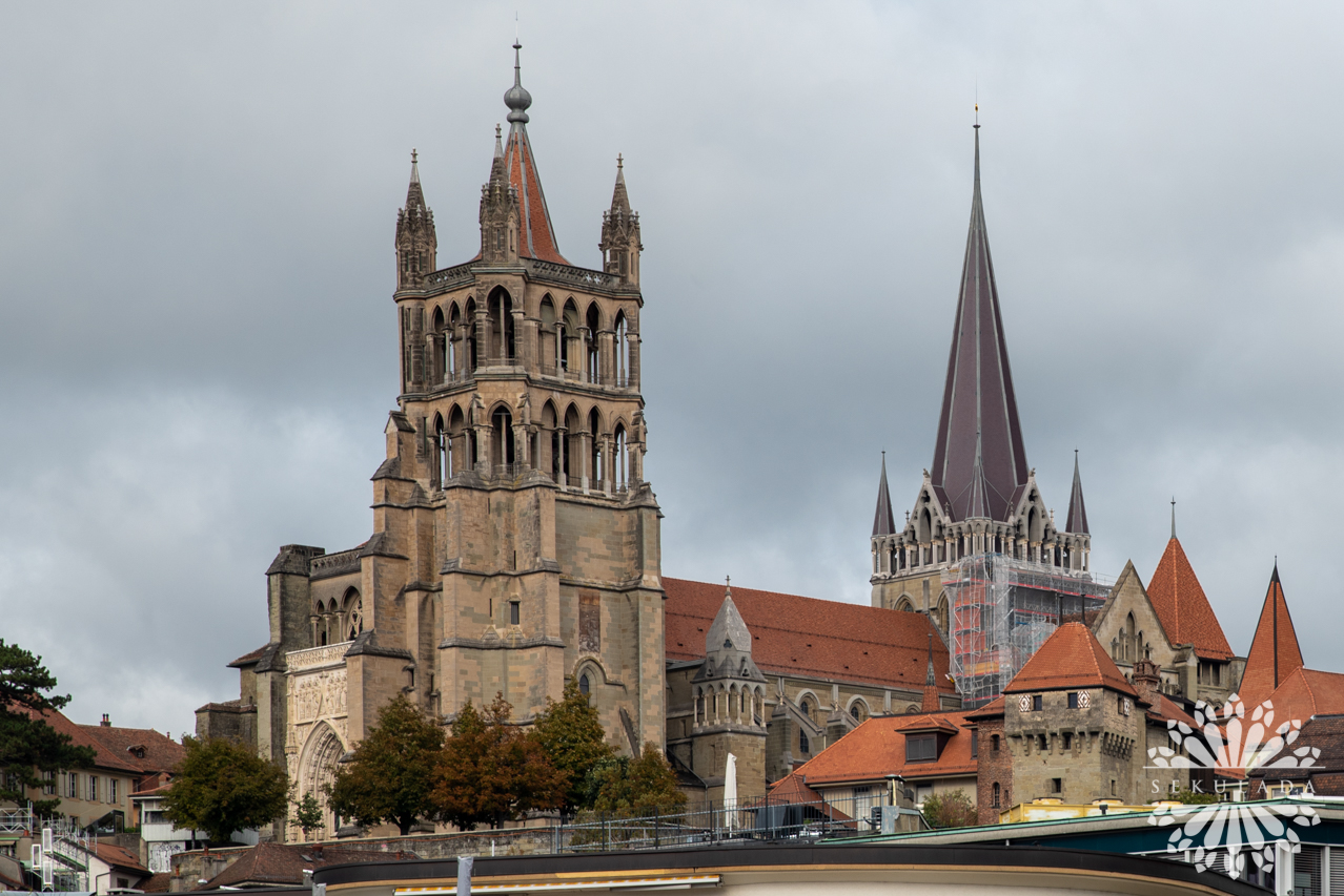 Katedra w Lozannie (fr. Cathédrale Notre-Dame de Lausanne); Kanton Vaud, Szwajcaria.