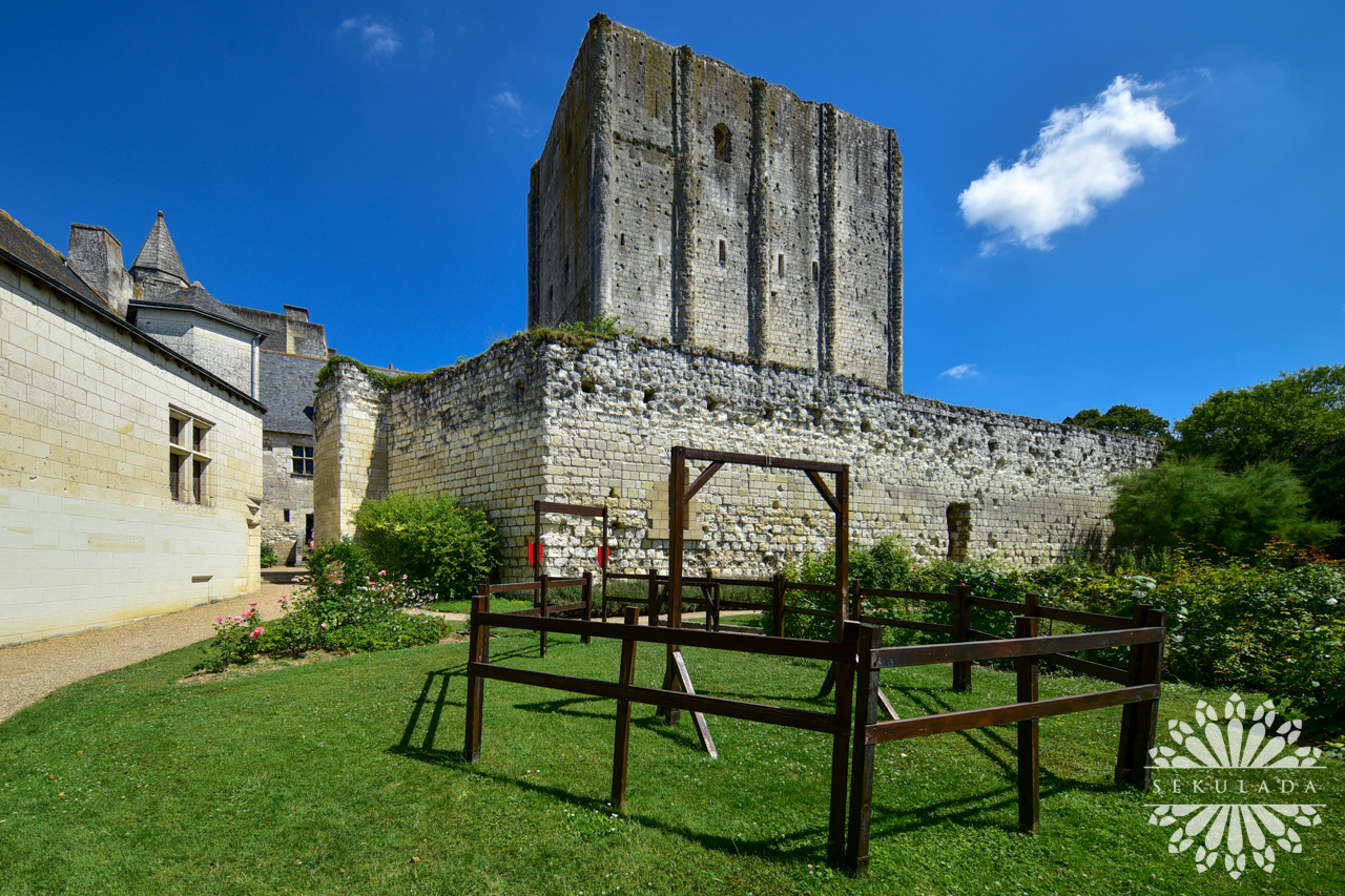 Donżon Fulko III Czarnego w zamku w Loches (fr. Château de Loches); Region Centralny-Dolina Loary, Francja.