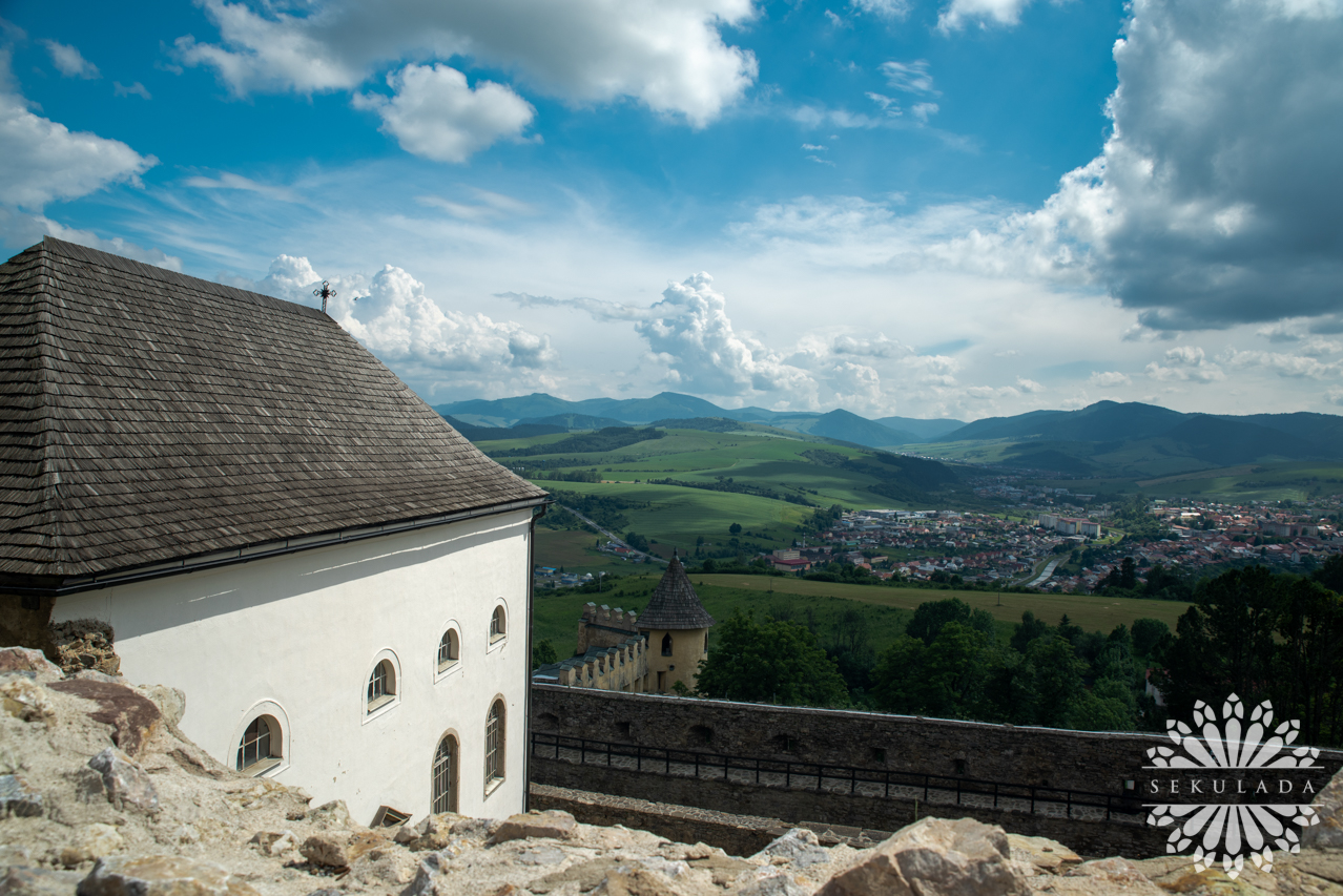 Zamek Lubowla (słow. Hrad Ľubovňa); kraj preszowski, Słowacja.