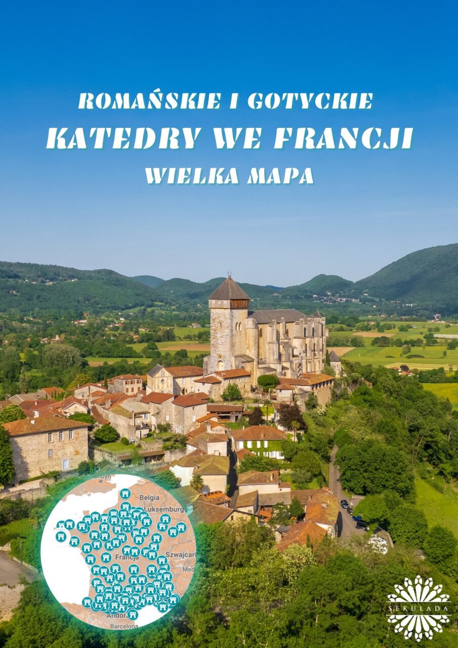 Romańskie i gotyckie katedry we Francji - Wielka Mapa
