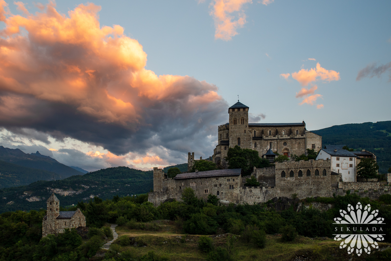 Bazylika Valère w Sionie (fr. Basilique de Valère); Kanton Valais, Szwajcaria.