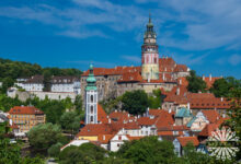 Czeski Krumlov (cz. Český Krumlov); Kraj południowoczeski, Czechy.